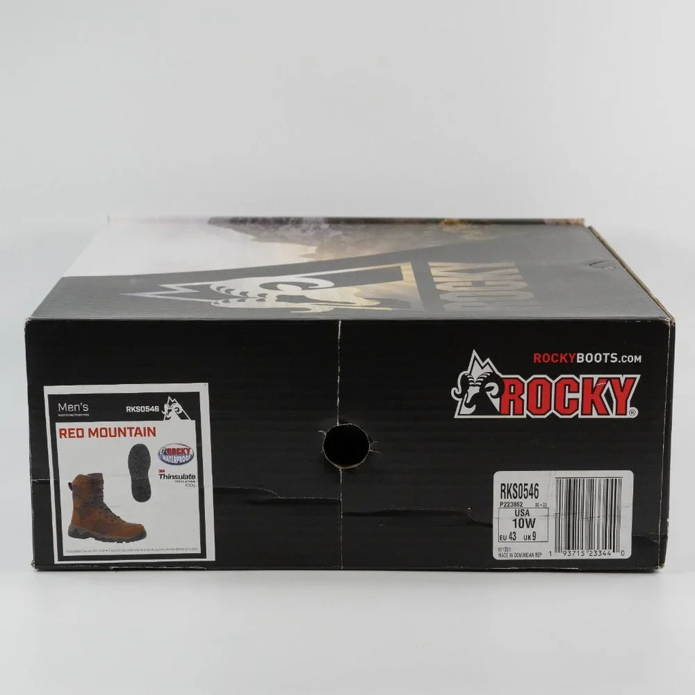 Rocky Men's Red Mountain Waterproof 400 G Insulated Boot RKS0546 Multi Size